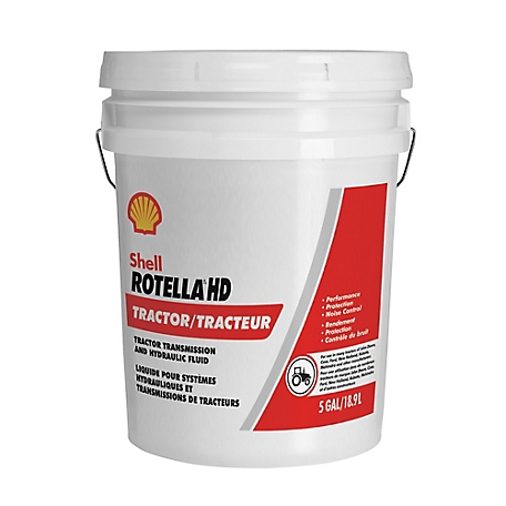 Shell Rotella HD Tractor Transmission & Hydraulic Fluid 5 gal. pail at  Tractor Supply Co.