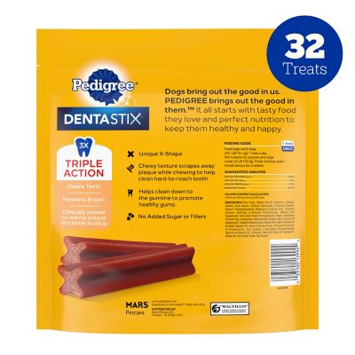Image showing  Bacon Flavor Dental Dog Treats, Large, 1.72 lb., 32 ct.