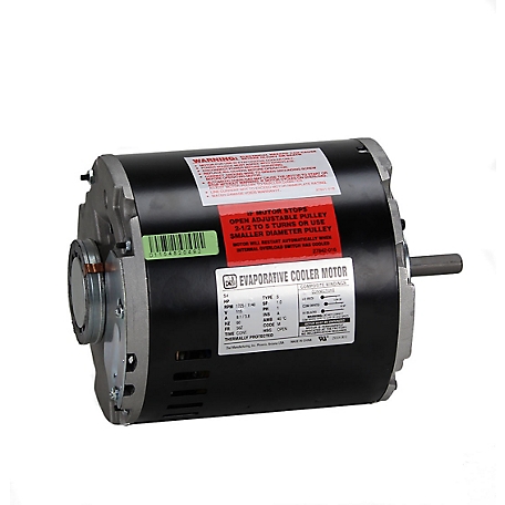 Dial Manufacturing Inc. 3/4 HP 2 Speed Evaporative Cooler Motor, 115V