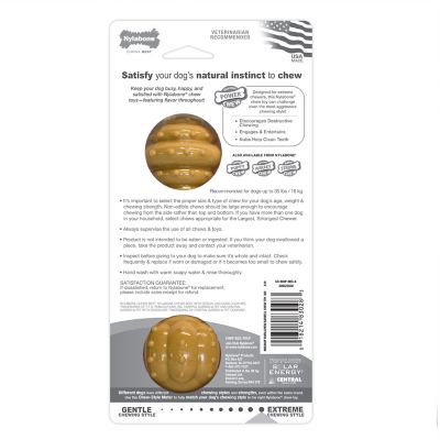 Image showing  Dura Chew Peanut Butter Flavored Dog Chew Bone, Medium