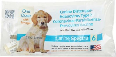 Durvet Canine Spectra 6, 1 Dose with 