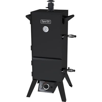 Dyna-Glo LP Gas Dual Door Smoker, 784 sq. in. Cooking Area, 27 in. x 19-1/5 in. x 46-23/50 in., 56 lb.