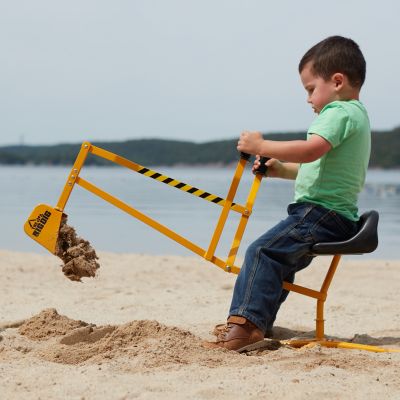 Reeves Big Dig Working Crane Ride-On Toy for Kids for sale online