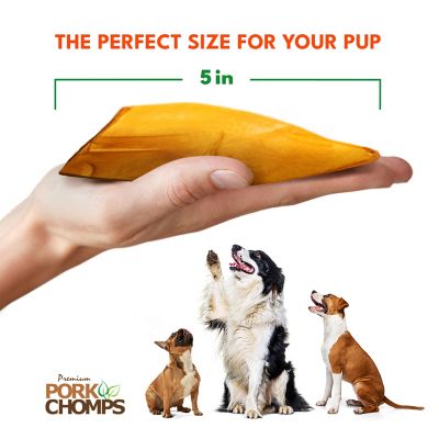 Image showing  Roasted Porkskin Ear Shaped Dog Chew, 10 ct.