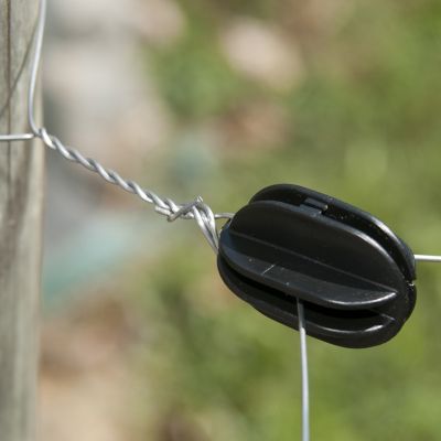 Image showing  Corner Post Fence Insulators, Black, 10 pk.