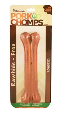 Pork Chomps 7-inch Roasted Pressed Pork Dog Chew, 1 Count