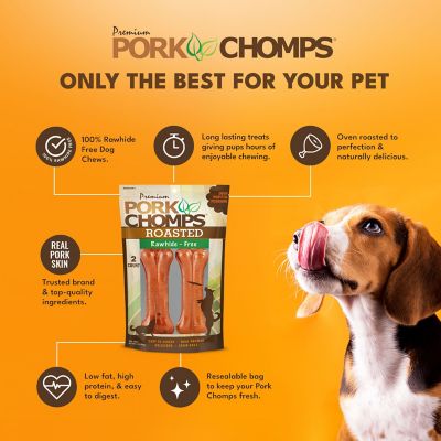 Image showing  4.5-in. Roasted Pressed Pork Skin Dog Chew, 2 ct.