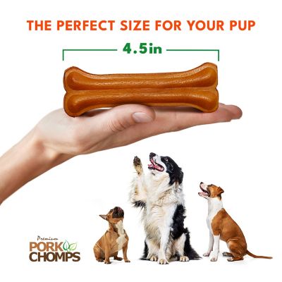 Image showing  4.5-in. Roasted Pressed Pork Skin Dog Chew, 2 ct.