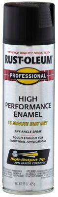 Galv-Pro Black Spray Paint Hi-Performance Enamel Color Match