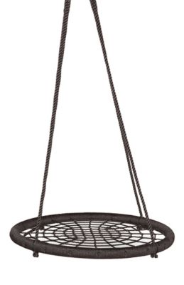 Image showing  Web Riderz Web Swing, 600 lb. Capacity, Black, 39 in. x 39 in. x 72 in., 16 lb., Ages 5+