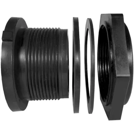 Green Leaf Inc 2 in Polypropylene Bulkhead Fitting NSF61 and NSF372 Certified Ag Sprayer Fittings