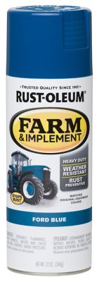 Rust-Oleum 12 oz. Ford Blue Specialty Farm & Implement Spray Paint, Gloss