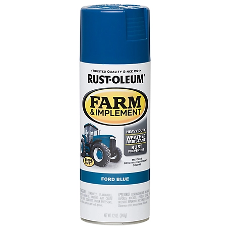 Rust-Oleum 12 oz. Ford Blue Specialty Farm & Implement Spray Paint, Gloss