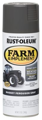 Rust-Oleum 12 oz. Massey Ferguson Gray Specialty Farm & Implement Spray Paint, Gloss