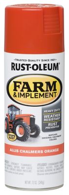 Rust-Oleum 12 oz. Allis Chalmers Orange Specialty Farm & Implement Spray Paint, Gloss