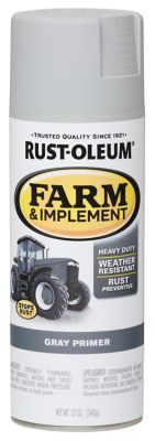 Rust-Oleum 12 oz. Gray Specialty Farm & Implement Spray Primer, Flat
