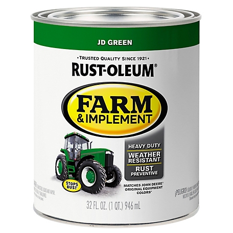 Rust-Oleum 1 qt. J.D. Green Specialty Farm & Implement Paint, Gloss