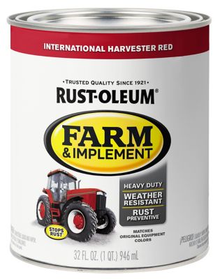 Rust-Oleum 1 qt. International Harvester Red Specialty Farm & Implement Paint, Gloss