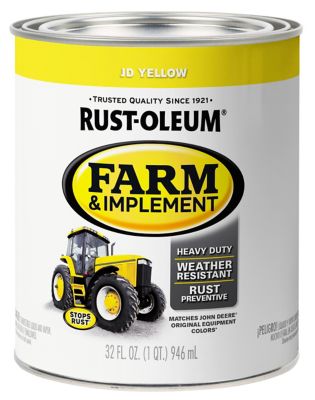 Rust-Oleum 1 qt. J.D. Yellow Specialty Farm & Implement Paint, Gloss