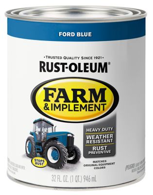 Rust-Oleum 1 qt. Ford Blue Specialty Farm & Implement Paint, Gloss