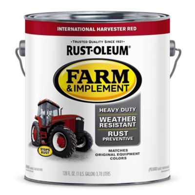 Rust Oleum Specialty Farm Implement Paint Gloss International Harvester Red 1 Gal 280167 At Tractor Supply Co - Case Ih Paint Colors