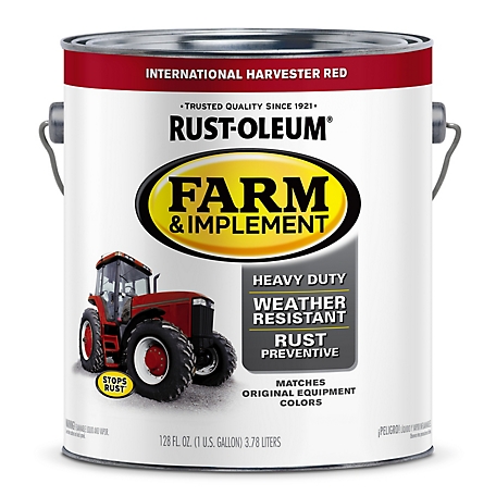 Rust-Oleum 1 gal. International Harvester Red Specialty Farm & Implement Paint, Gloss