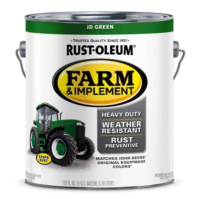Rust Oleum Specialty Farm Implement Paint Gloss J D Green 1 Gal 280170 At Tractor Supply Co - John Deere Green Paint Color Code