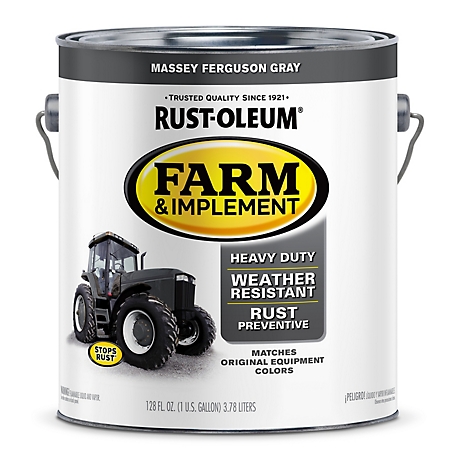 Rust-Oleum 1 gal. Massey Ferguson Gray Specialty Farm & Implement Paint, Gloss