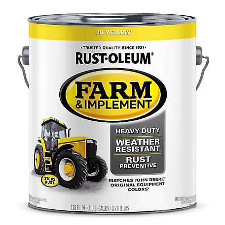 Rust-Oleum 1 gal. J. D. Yellow Specialty Farm & Implement Paint, Gloss