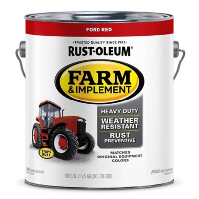 Rust-Oleum 1 gal. Ford Red Specialty Farm & Implement Paint, Gloss