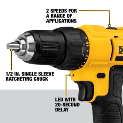 Image showing  20V Max 1/2 in. Cordless Lithium Compact Drill/Driver Kit