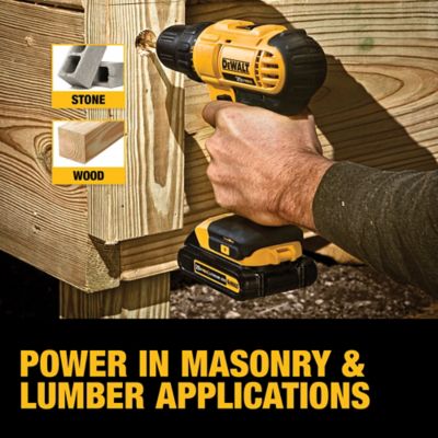 Image showing 5 th DEWALT 20V Max 1/2 in. Cordless Lithium Compact Drill/Driver Kit