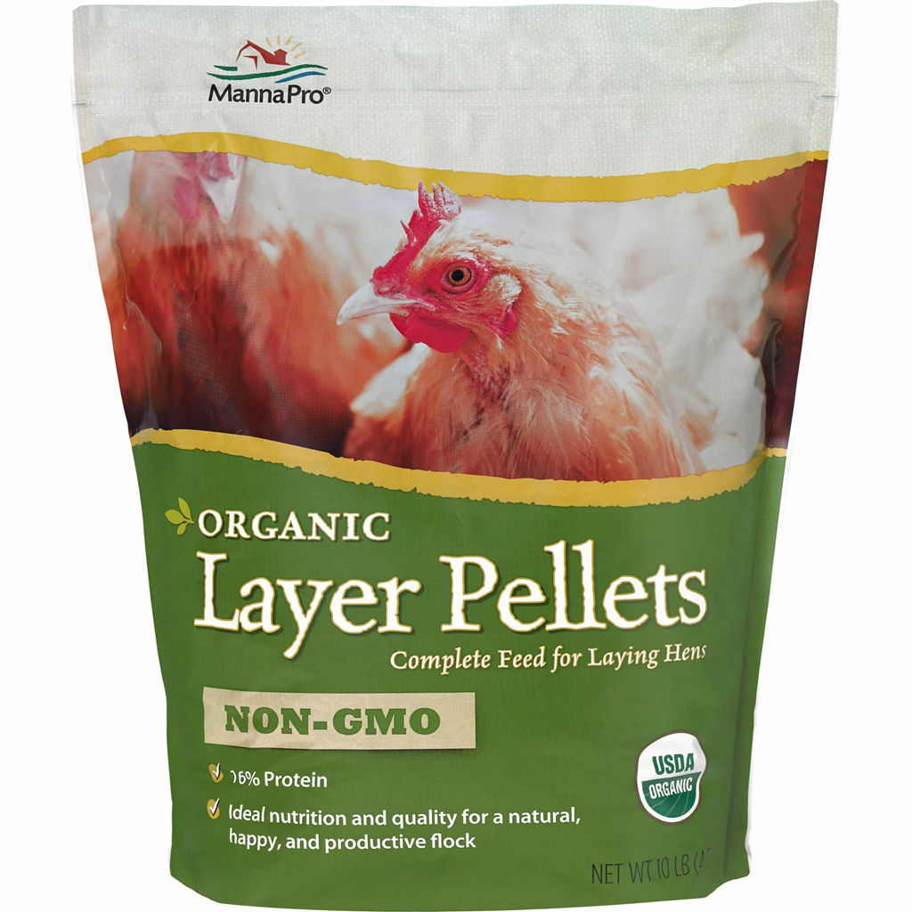 Manna Pro Organic Poultry Layer Pellets, 10 lb.