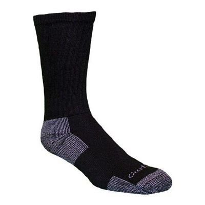 Carhartt Men's All-Season Cotton Crew Socks, 3-Pack Good work socks