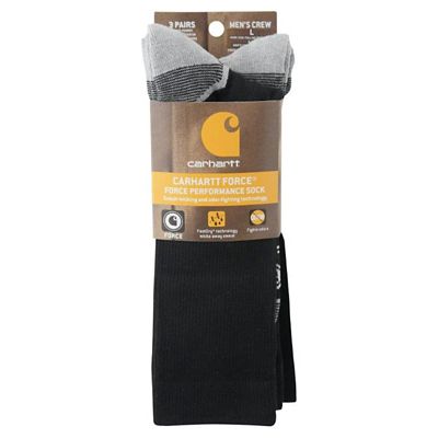 Image showing  Men's Force Performance Work Crew Socks, 1-Pair