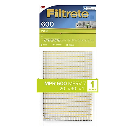 3M Filtrete Dust Reduction Filter, 20 in. x 30 in. x 1 in.