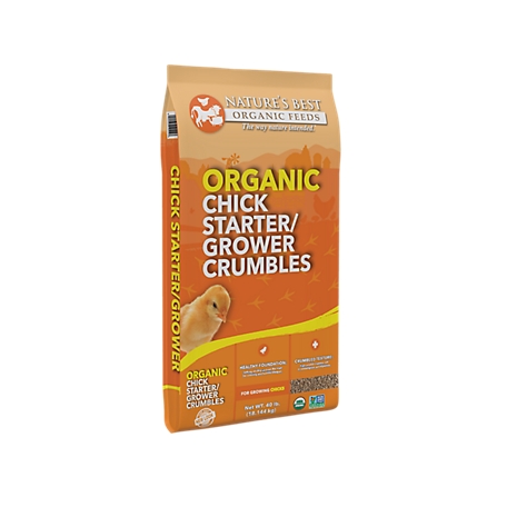 Nature's Best Organic Chick Starter/Grower Crumbles, 40 lb.