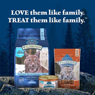Image showing 7 th Blue Buffalo Wilderness Chicken and Turkey Flavor Cat Treats, 2 oz.