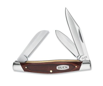 Buck Knives 371 Stockman 3-Blade Pocket Knife, 0371BRS-C