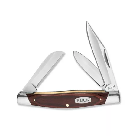 Buck Knives 371 Stockman 3-Blade Pocket Knife Knives