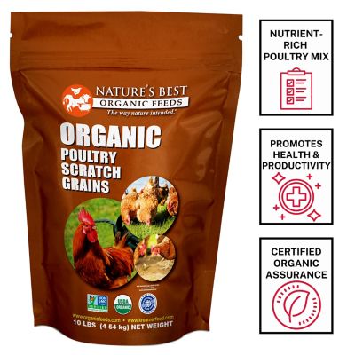 Nature's Best Organic Poultry Scratch Grains, 10 lb. at Tractor Supply Co.
