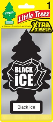 Little Trees Black Ice Extra Strength Car Air Freshener