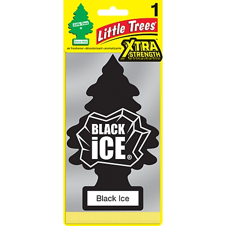 Little Trees Black Ice Extra Strength Car Air Freshener
