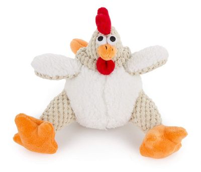 plush chicken dog toy