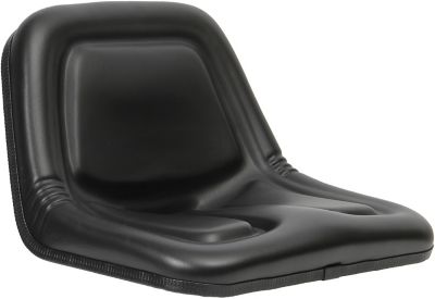 Black Talon Deluxe High-Back Steel Pan Tractor Seat, Black