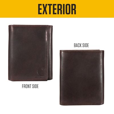 Image showing  Men's Oil Tan Leather Trifold Wallet