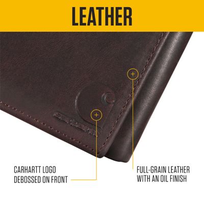 Image showing  Men's Oil Tan Leather Trifold Wallet