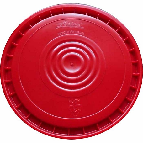 Lid for 5gal bucket w/spout Red