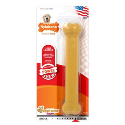 Nylabone Dura Chew Peanut Butter Flavored Dog Chew Bone