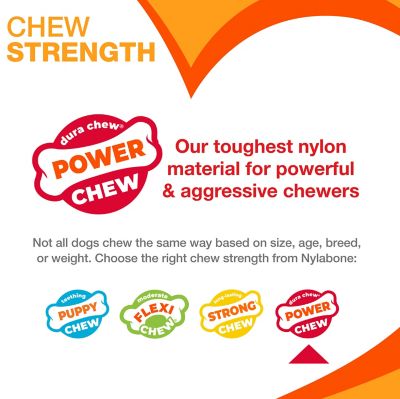 Image showing  Dura Chew Peanut Butter Flavored Dog Chew Bone, Medium